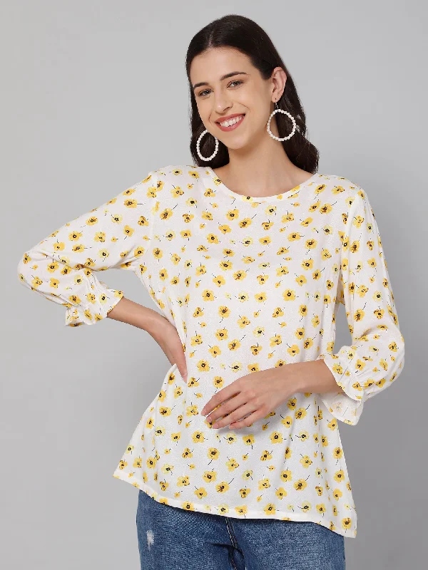 Cantabil Women Yellow Tunic