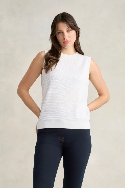 Silk Blend Knit Tank