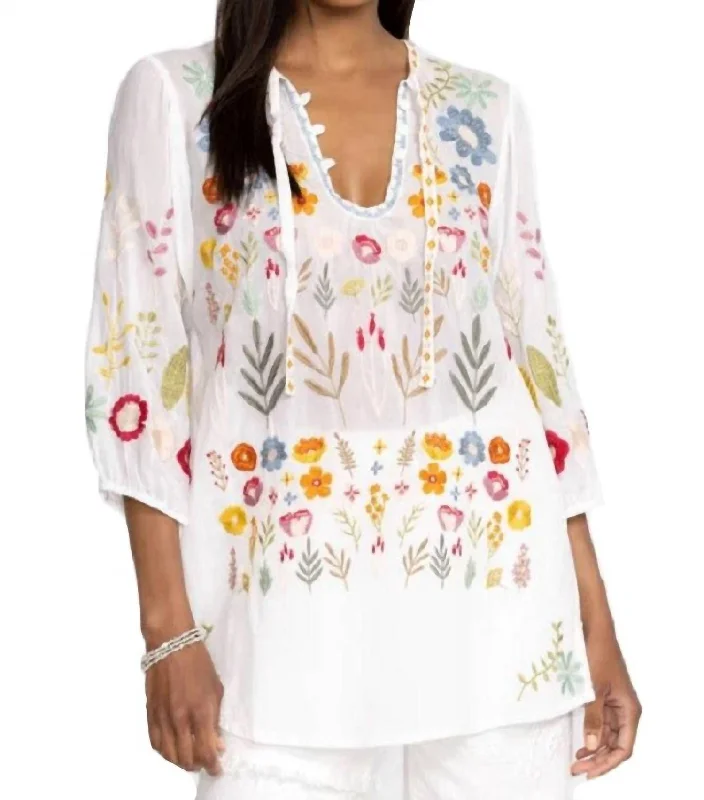 Mikah Tunic In White