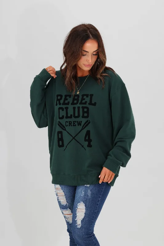 Rebel Club by Shine On Rowing Crew Green