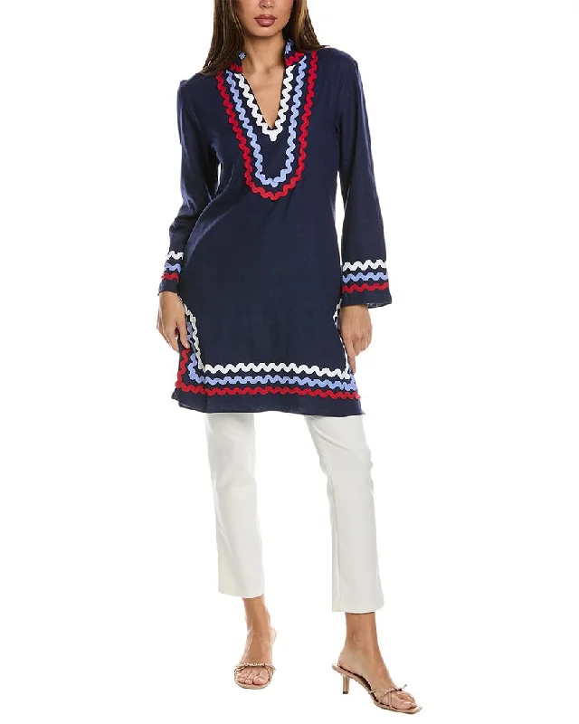 Sail to Sable Classic Linen-Blend Tunic