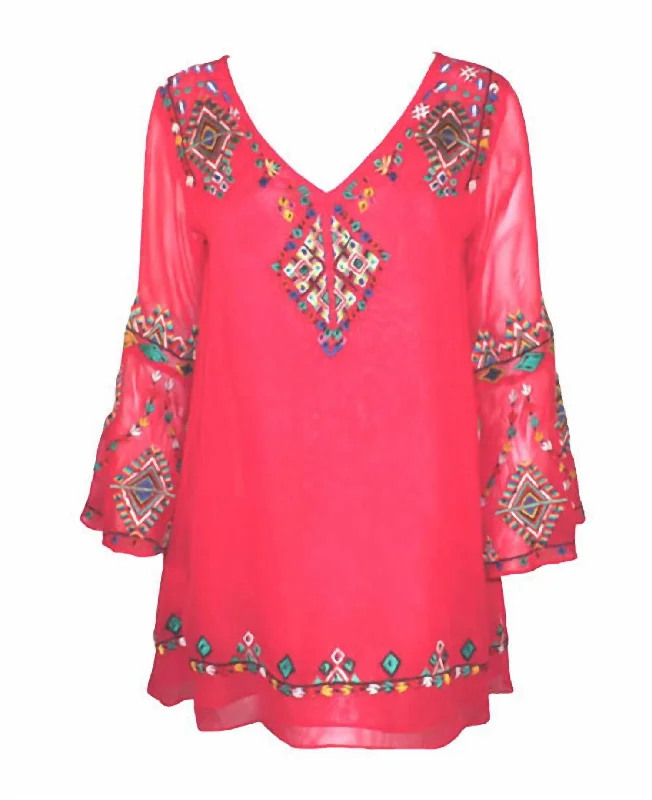 Women's Julian Tunic In Coral