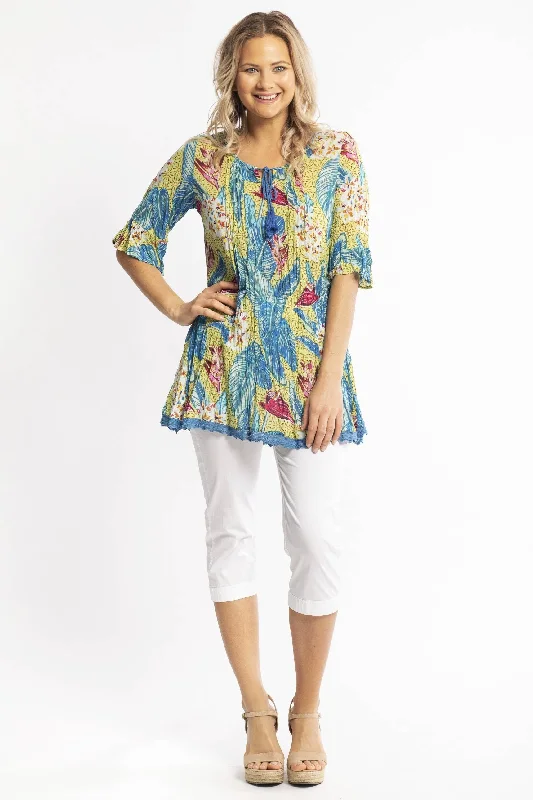 Bora Bora Cotton Tunic Blouse