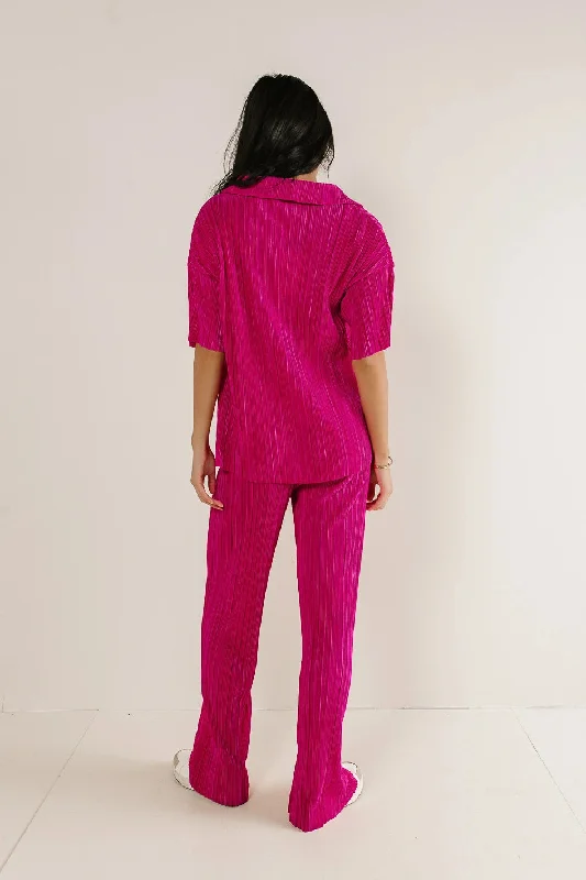 Clara Ribbed Top in Pink - FINAL SALE