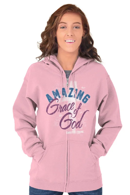 Grace of God Zip Hoodie