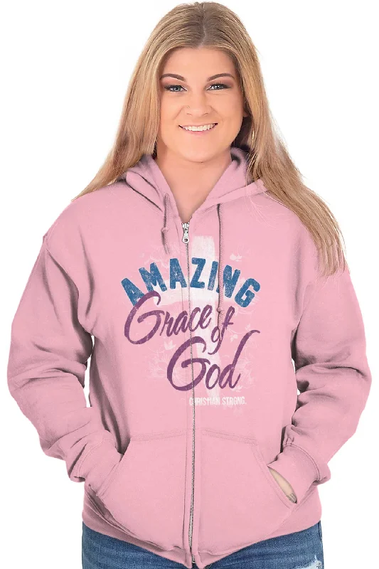 Grace of God Zip Hoodie