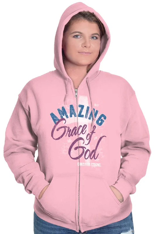 Grace of God Zip Hoodie