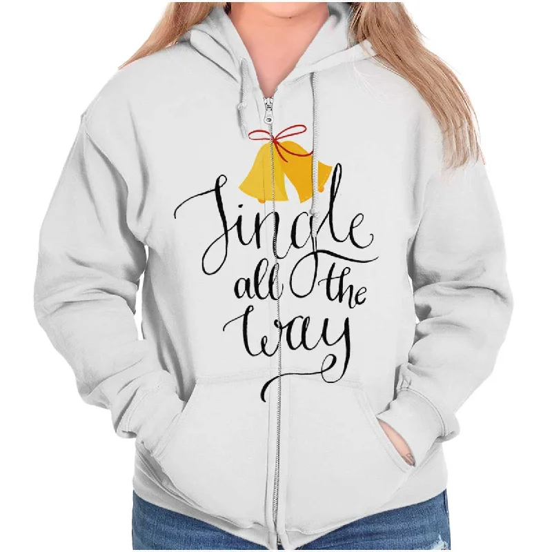 Jingle All The Way Zip Hoodie