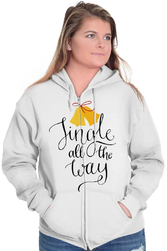 Jingle All The Way Zip Hoodie