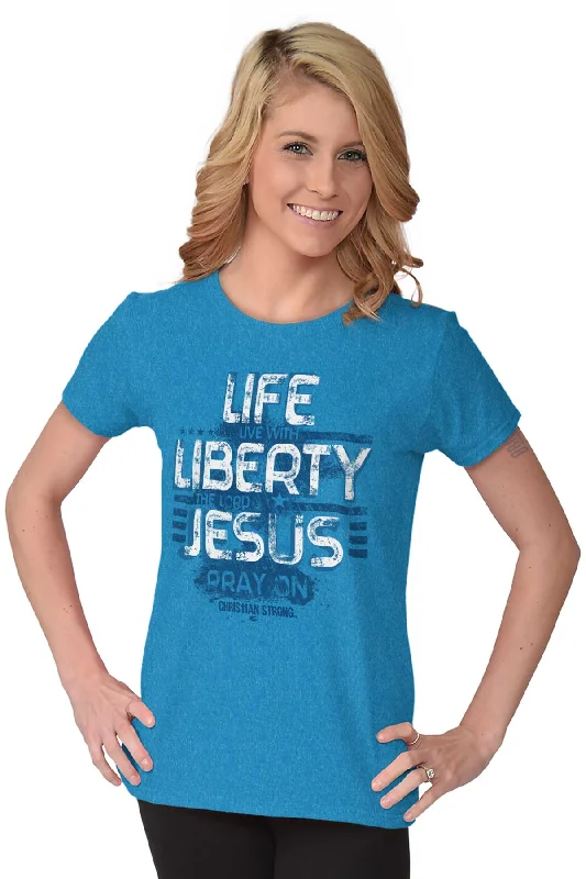 Live Liberty Ladies T Shirt