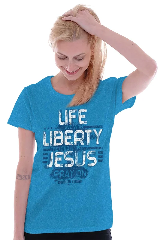 Live Liberty Ladies T Shirt