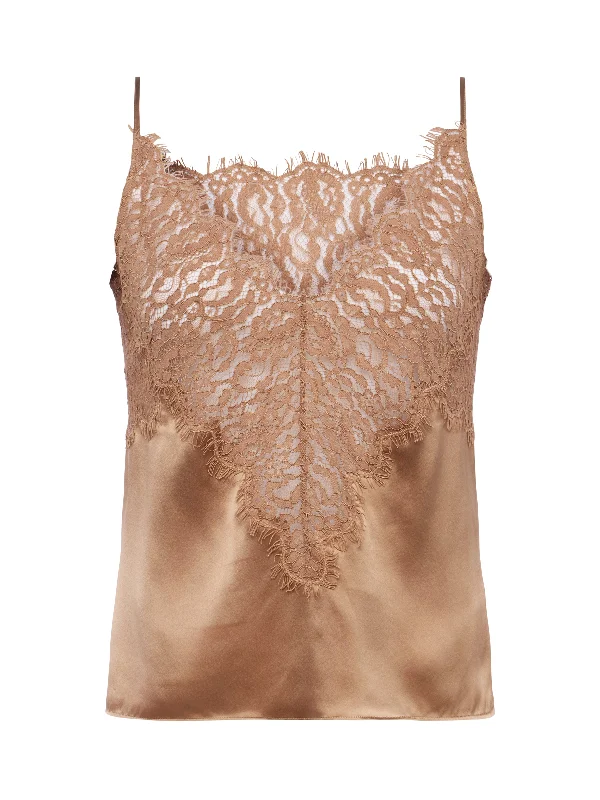 Priya Silk Lace Camisole