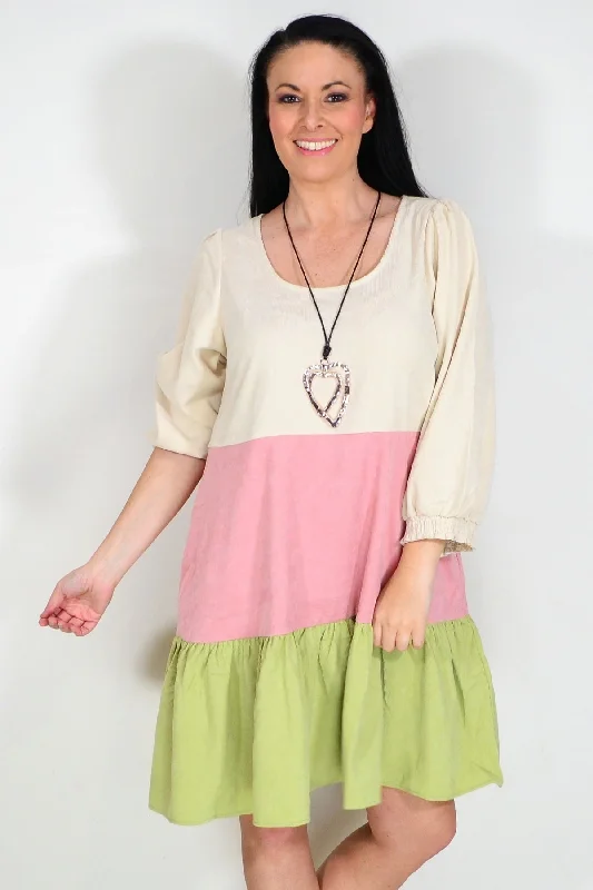 Soft Candy Corduroy Tunic Dress