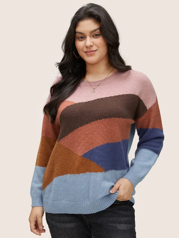 Supersoft Essentials Colorblock Patchwork Pullover