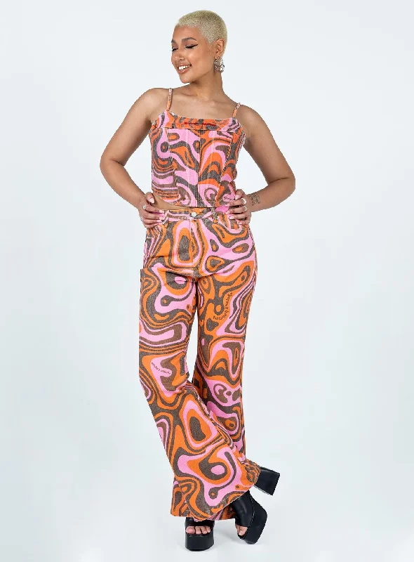 Abrand Papi Bodice Print Multi