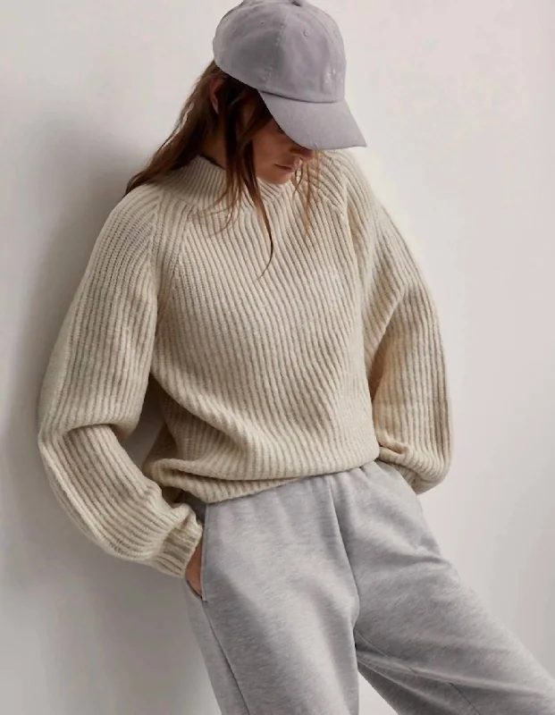 Cecile Raglan Knit In Birch