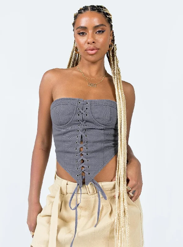 East Gate Corset Slate