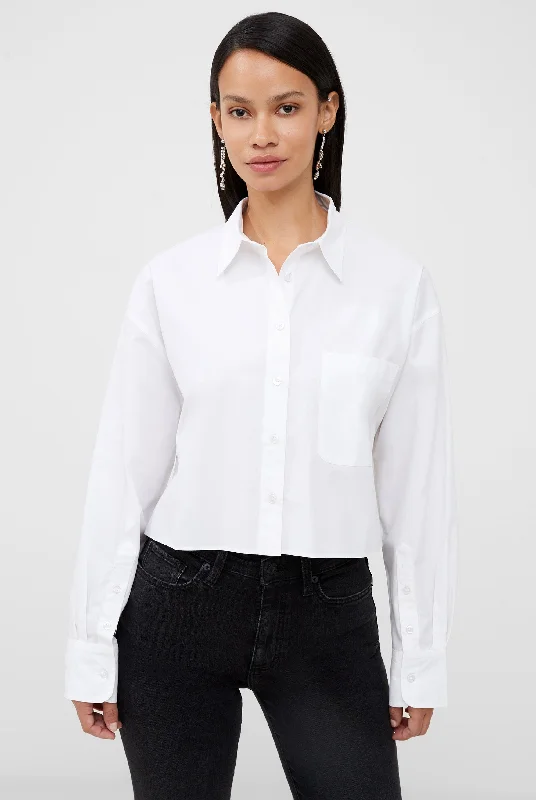 French Connection - Cropped Poplin Shirt