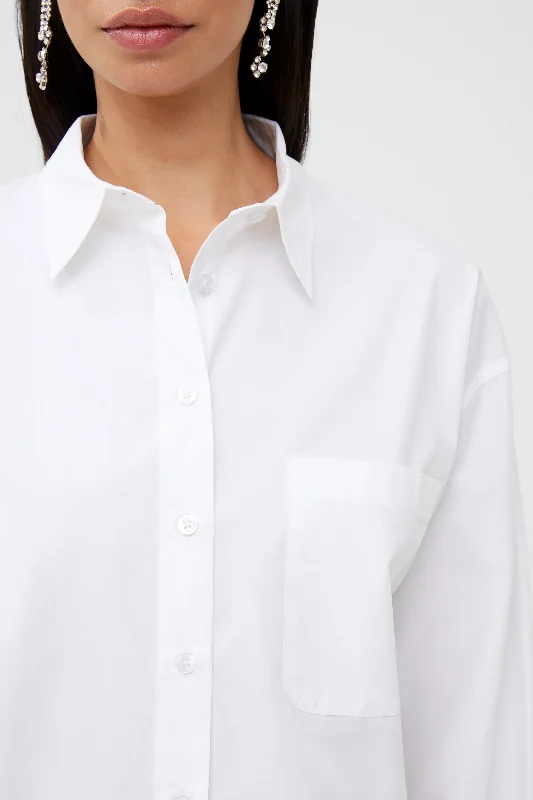 French Connection - Cropped Poplin Shirt