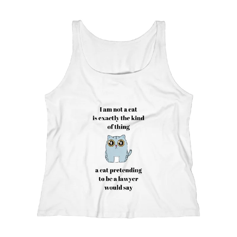 Lawyer cat tank top