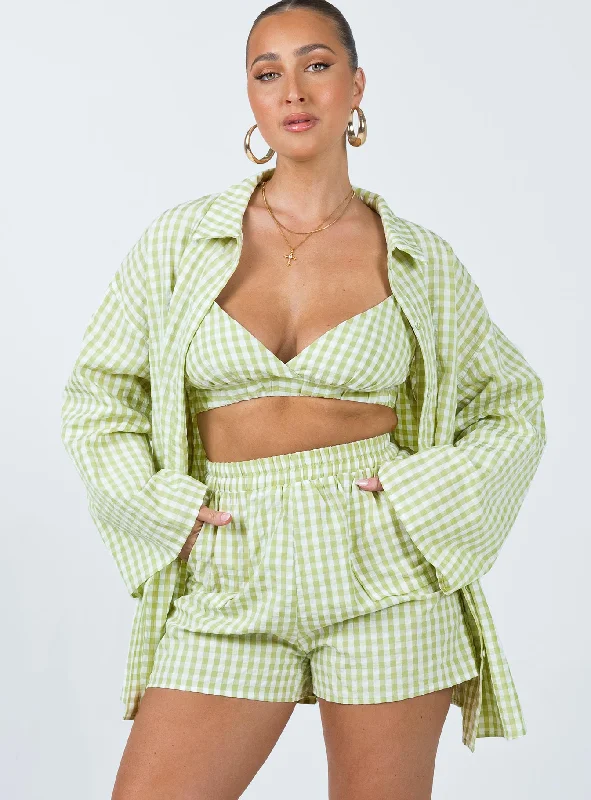 Lillia Set Green / White