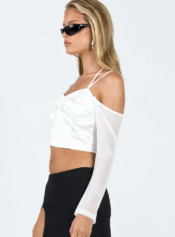 Promenade Top Ivory