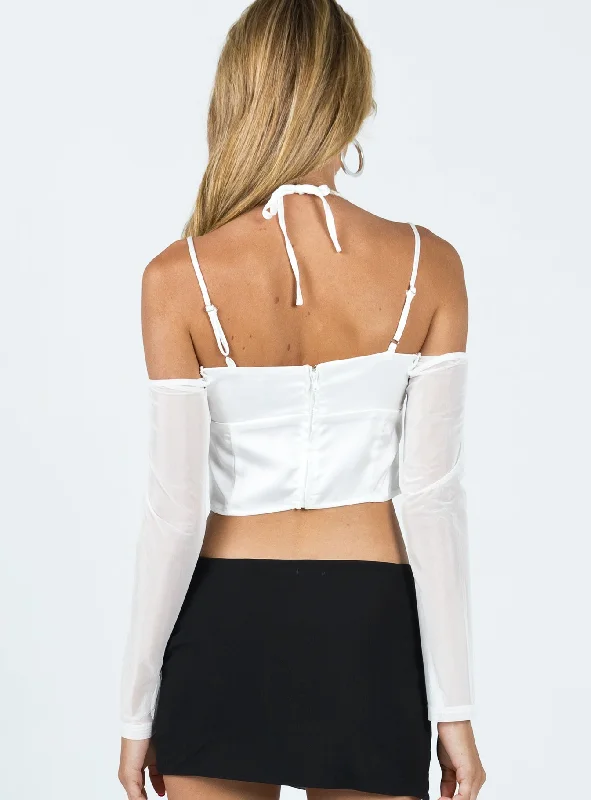 Promenade Top Ivory