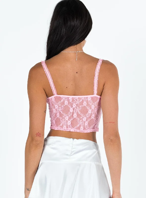 Saleno Top Pink