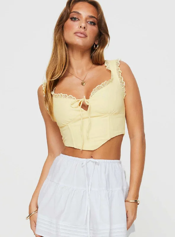 Scarlett Top Yellow