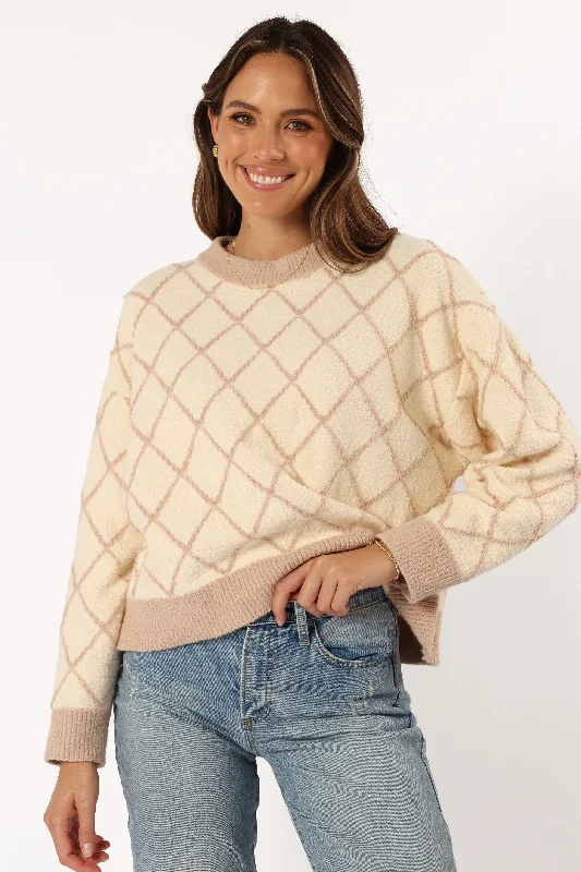 Wilma Knit Sweater - Cream