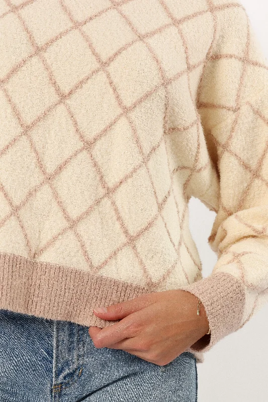 Wilma Knit Sweater - Cream