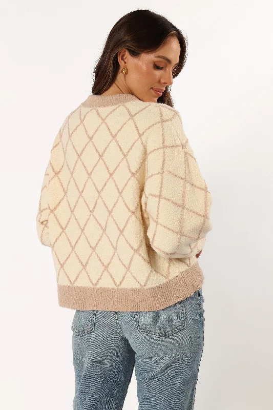 Wilma Knit Sweater - Cream