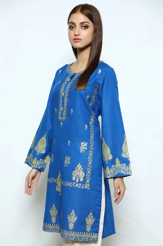 Blue Printed Kurti