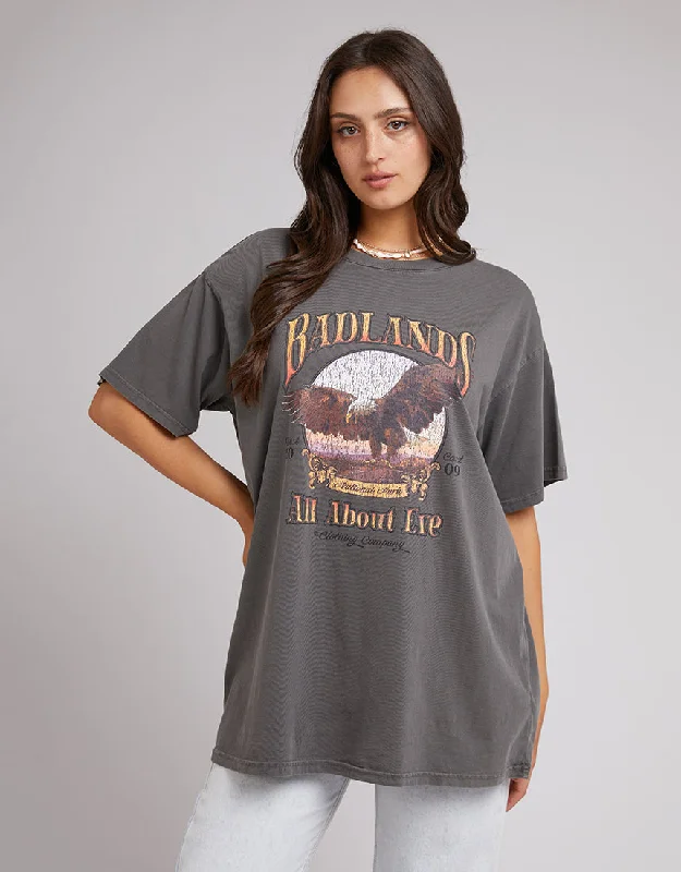 All About Eve Badlands Tee Charcoal