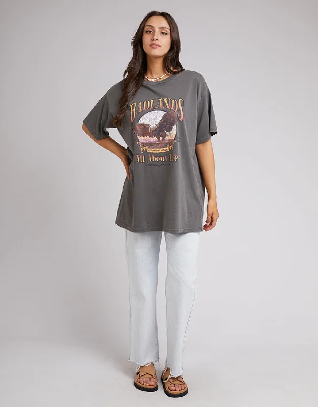 All About Eve Badlands Tee Charcoal