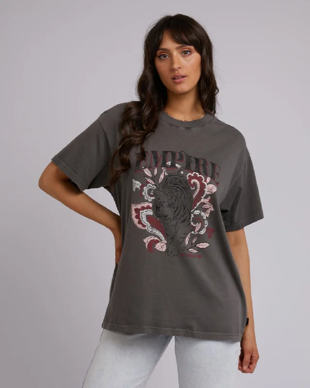 All About Eve Empire Oversized Tee Charcoal