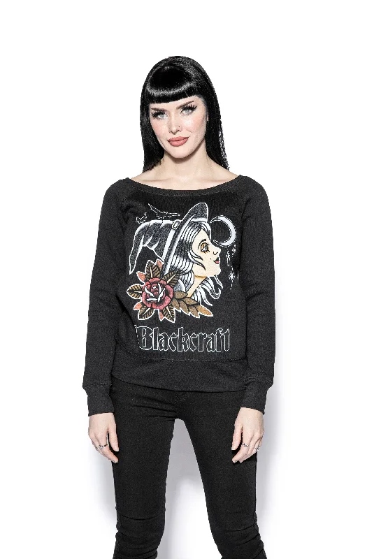 Bat Witch - Women's Scoop Neck Sweater