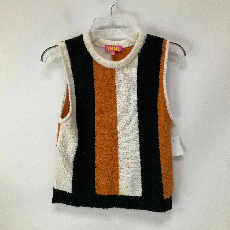 Black & Tan Top Sleeveless Thml, Size M