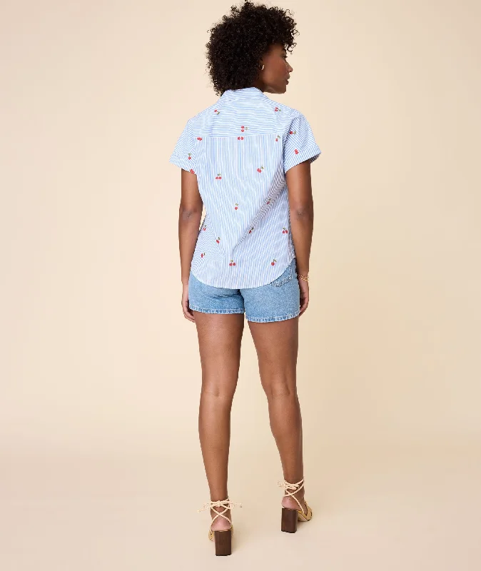 Cotton Stretch Short Sleeve Charlotte Shirt