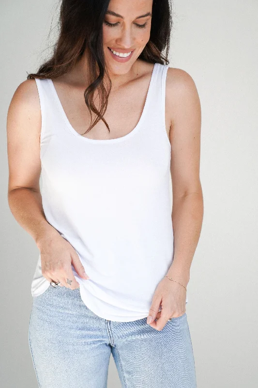 White / Large / Tank