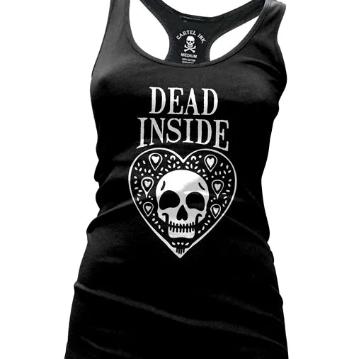 Dead Inside Women's Racer Back Tank Top