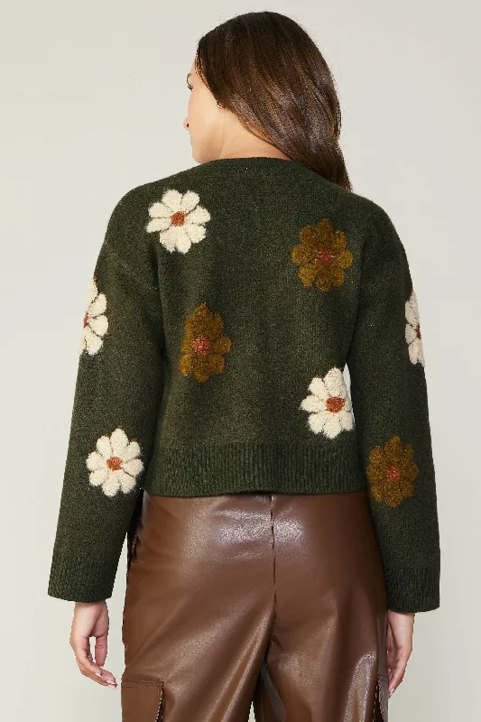 Daisy Embroidered Sweater