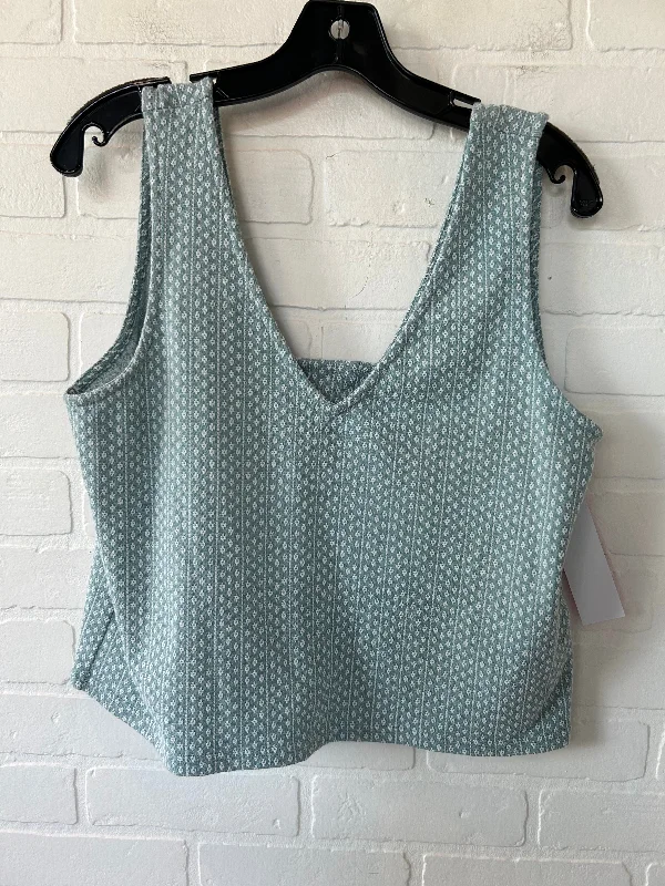 Green Top Sleeveless Madewell, Size M