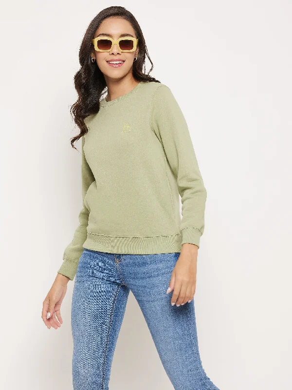 Madame  Green Sweatshirt