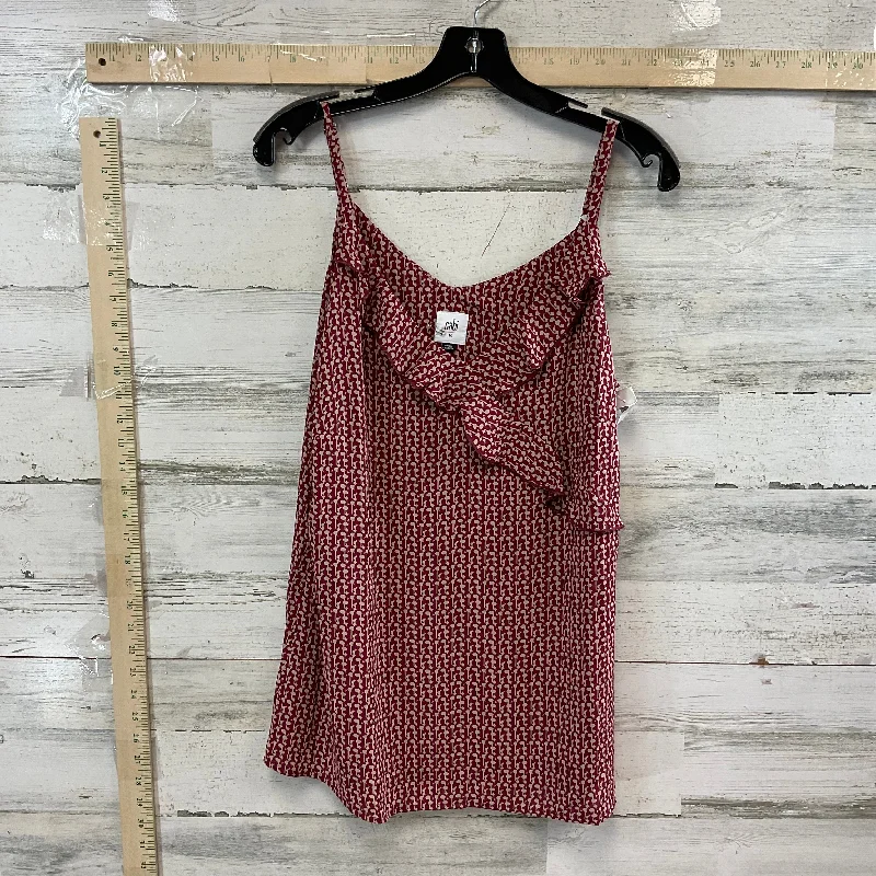 Red Top Sleeveless Cabi, Size M