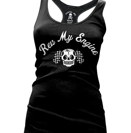 Rev My Engine Women's Racer Back Tank Top