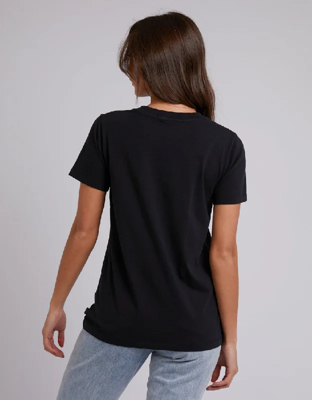 Silent Theory Layering Tee Black