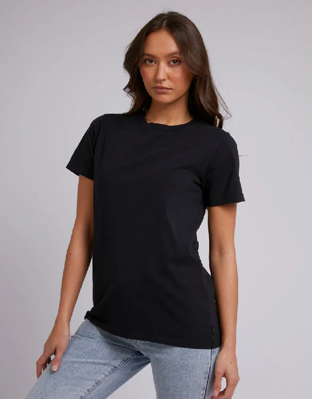 Silent Theory Layering Tee Black