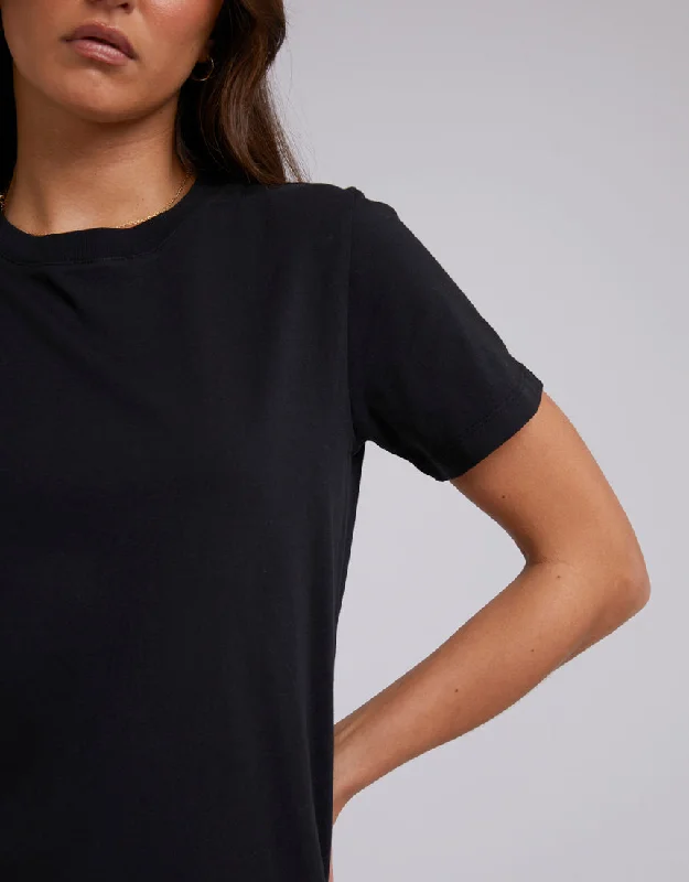 Silent Theory Layering Tee Black