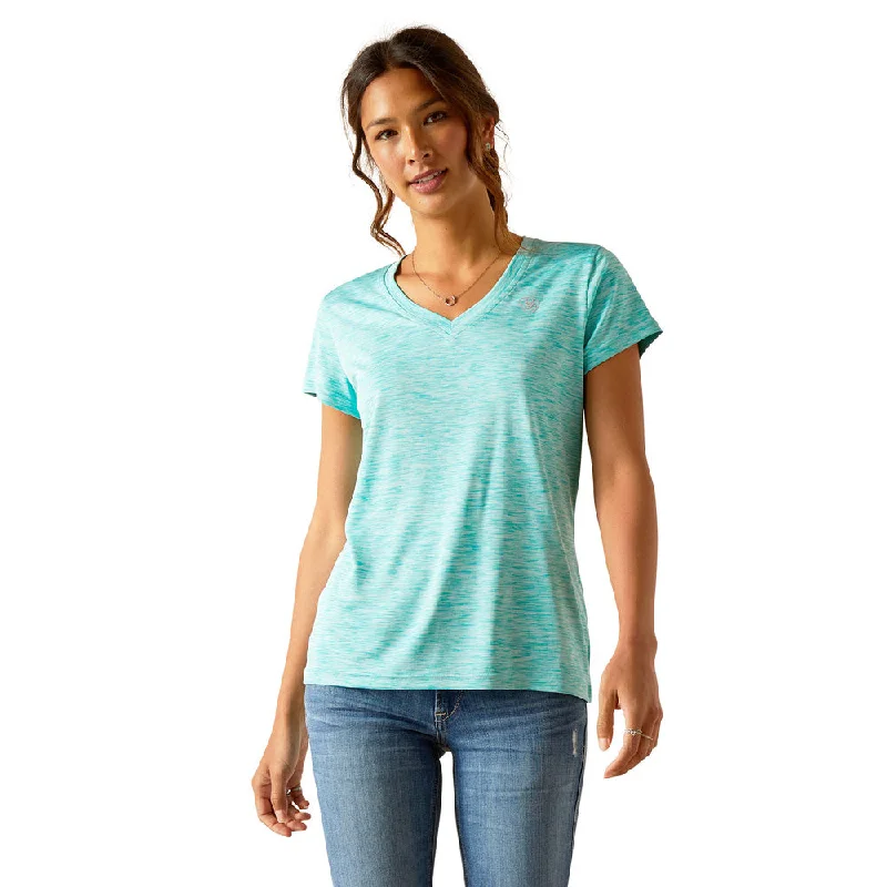 10048816 Ariat Women's Laguna Short Sleeve Top - Baltic